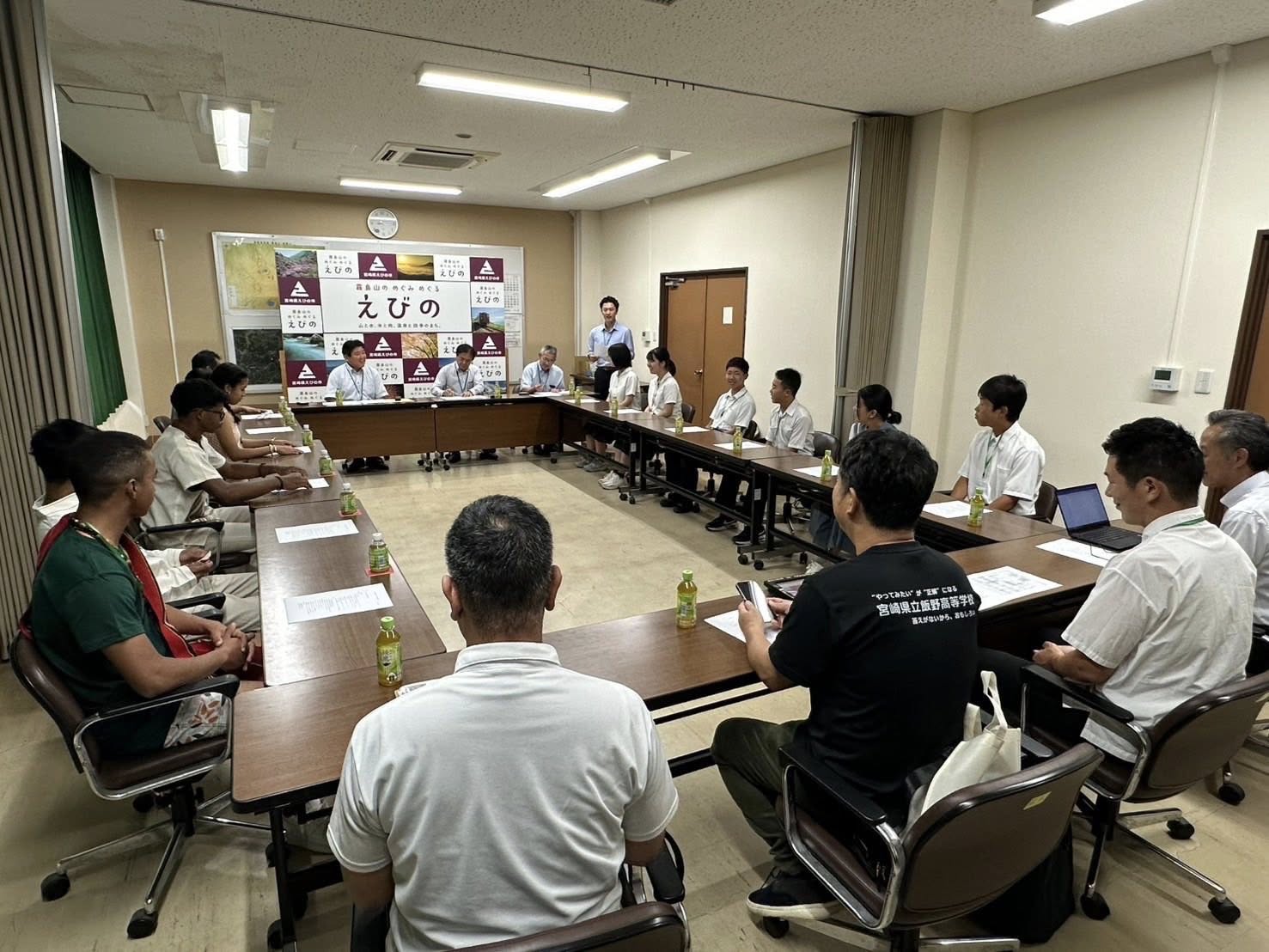 来訪の様子