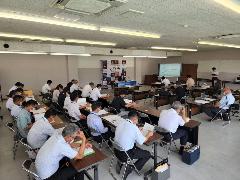 記者会見場の様子