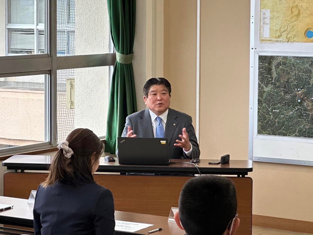 市長講話の様子