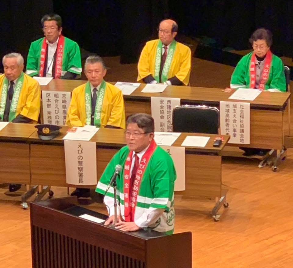 市長あいさつの様子