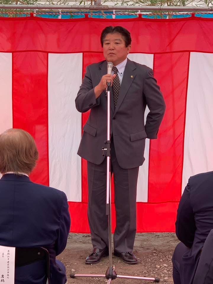 市長あいさつの様子