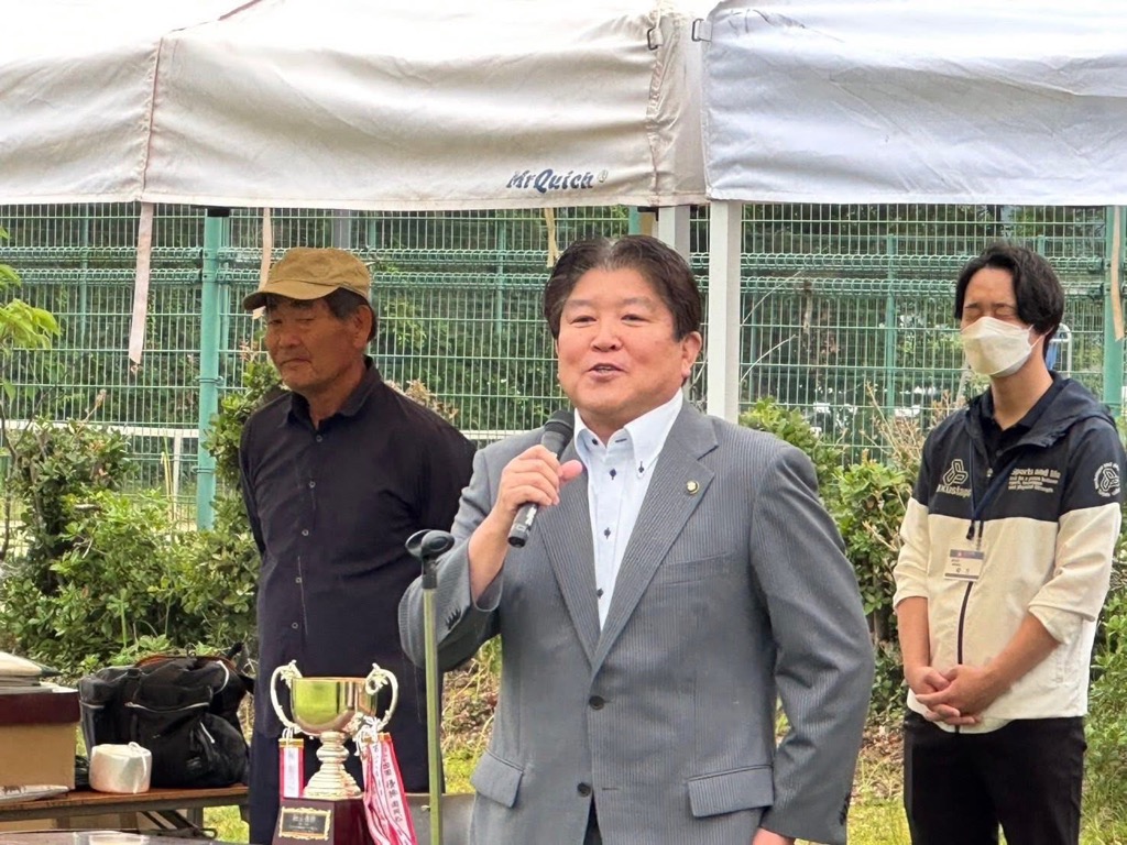 市長あいさつの様子