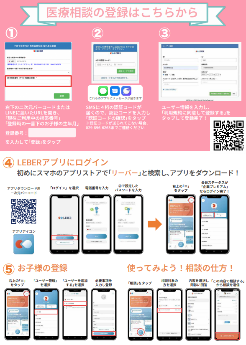 医療相談アプリチラシ（裏）