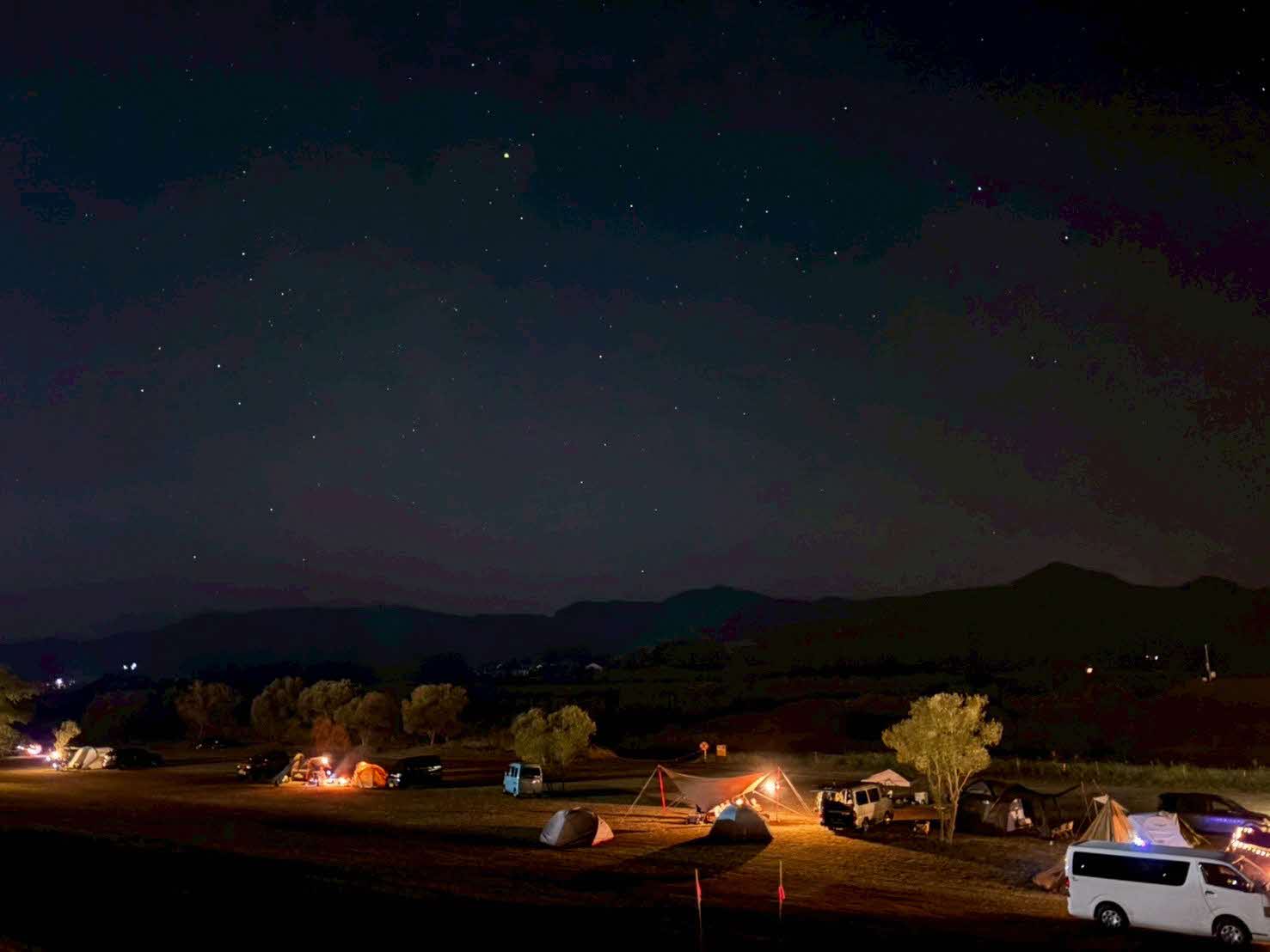 キャンプ場の様子