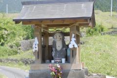 地蔵型の田の神さあを現した写真の画像