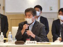 九州市長会にて意見を述べる市長